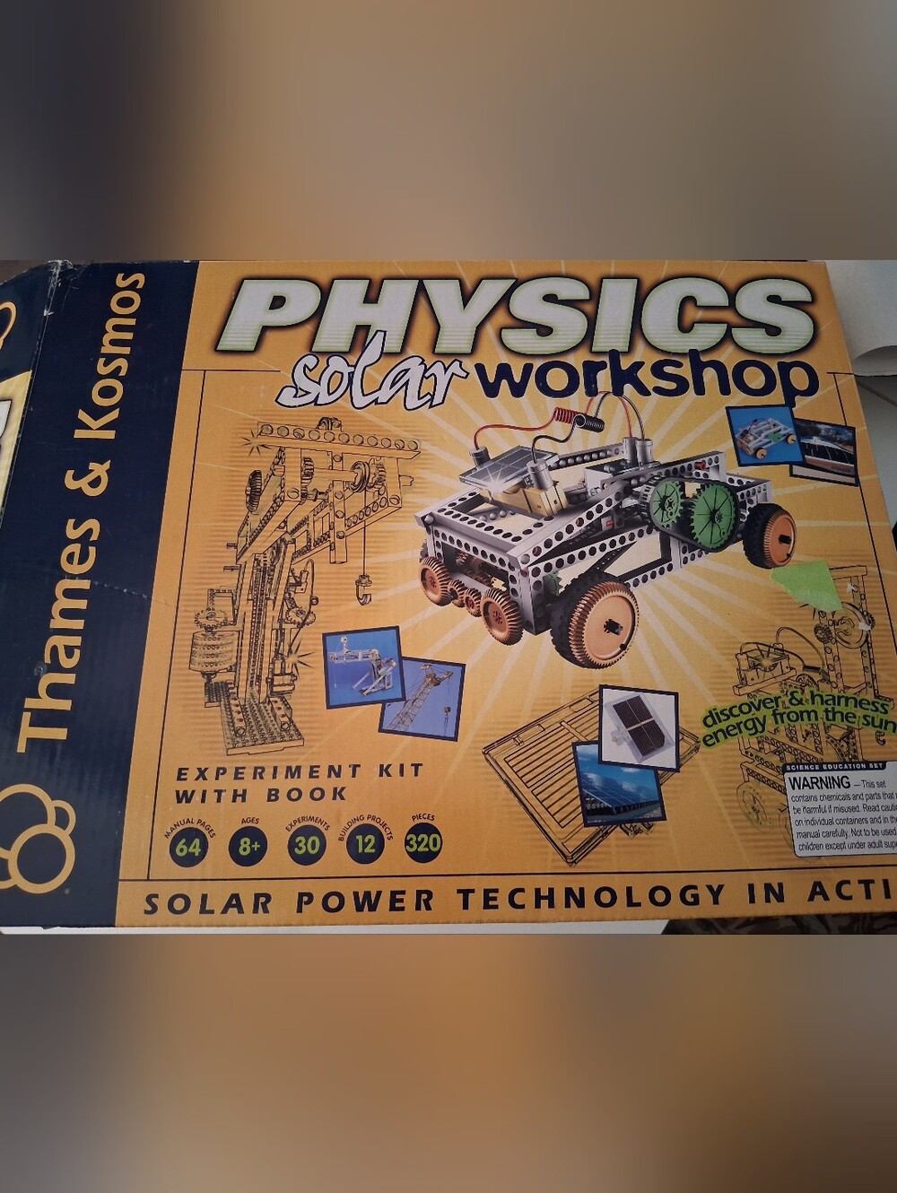 Thames & Kosmos Physics Solar Workshop Kids Building Set - Yellow